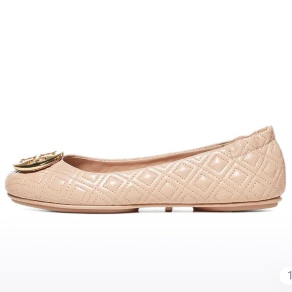 Tory Burch Minnie Ballet Flats - Flesh Pink (9.5) - Picture 2 of 5